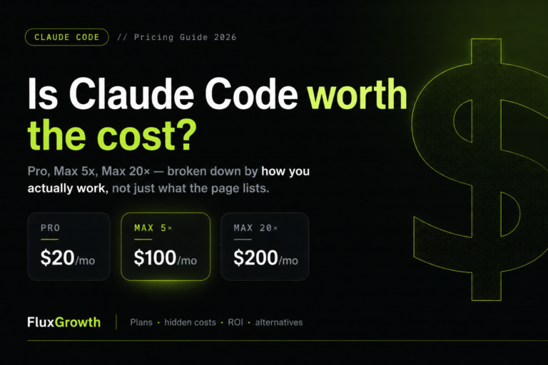 Claude Code pricing guide 2026 featured image showing Pro, Max 5x, and Max 20x monthly plans