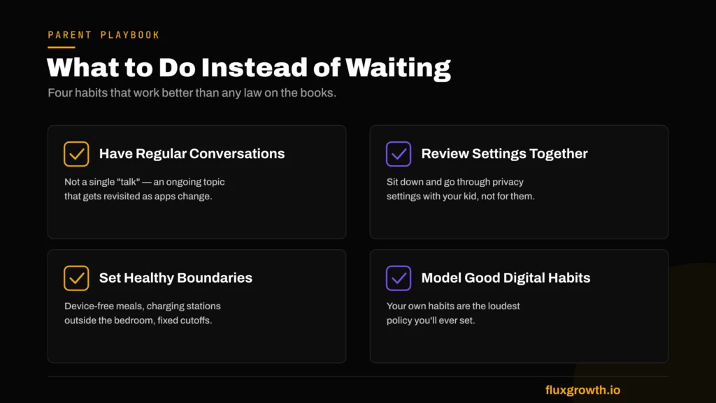 Four things parents can do instead of waiting on social media ban laws