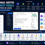 12 Best AI Email Writers in 2026 comparison featuring ChatGPT, Grammarly, Jasper AI, Lavender, Gemini, Mailmodo, and other AI email writing tools