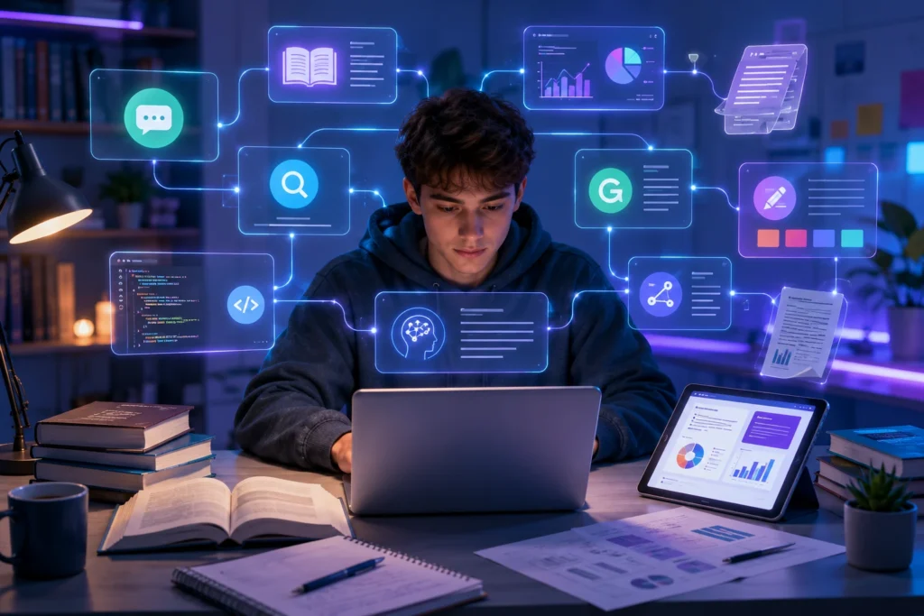 Best free AI tools helping a college student study smarter in 2026