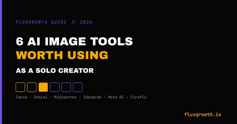 Six AI image generation tools compared for solo creators in 2026 — Canva, Gemini, Midjourney, Ideogram, Meta AI, and Firefly