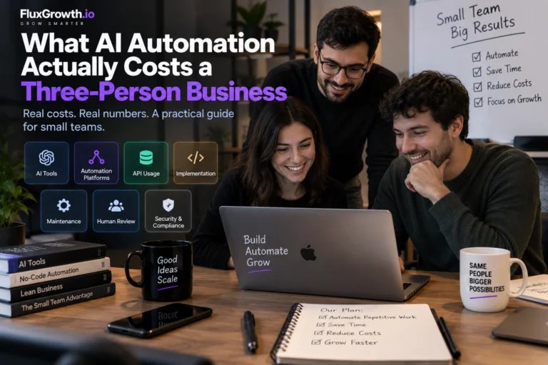 What AI Automation Actually Costs a Three-Person Business