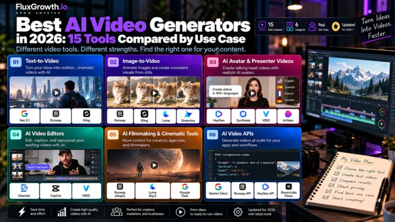 Best AI Video Generators in 2026: 15 Tools Compared by Use Case