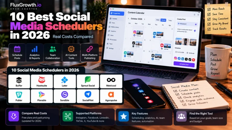 10 Best Social Media Schedulers in 2026 (Real Costs Compared)
